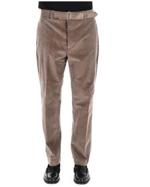 Officine Generale Straight Trousers - Grijs