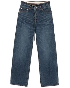 Sacai Straight Jeans - Azul