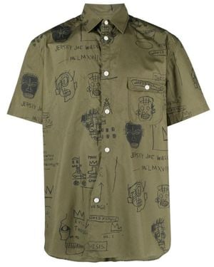 Junya Watanabe Short Sleeve Shirts - Green