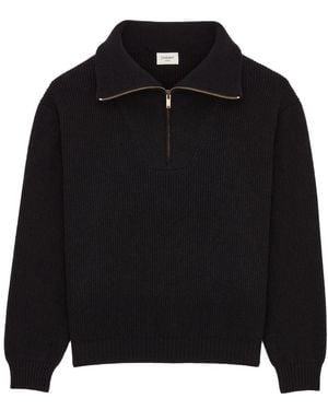Saint Laurent Turtlenecks - Negro
