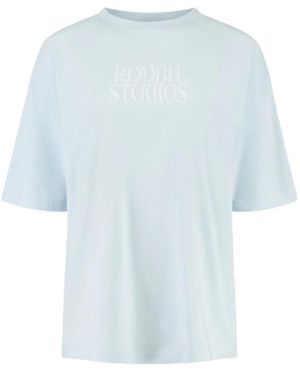 Rough Studios Tops ,Blauw ,Zomer Tee