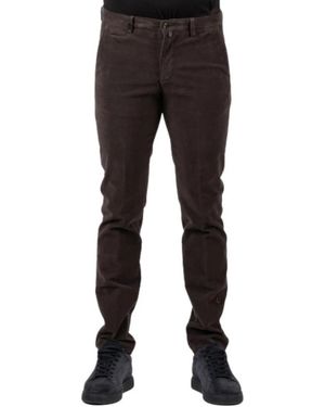 BRIGLIA Slim-Fit Trousers - Negro