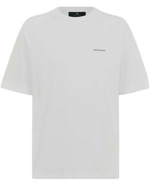 Belstaff Tops ,Wit ,Katoen Alloy T-Shirt
