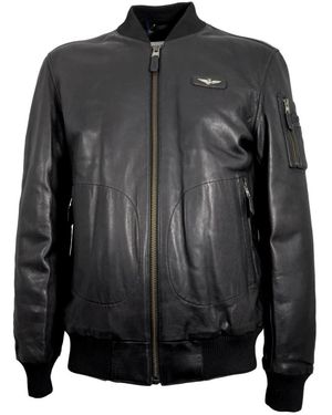 Aeronautica Militare Bomber Jackets - Black