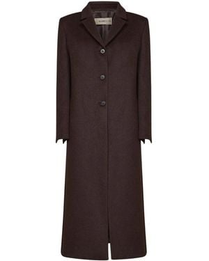 Blanca Vita Single-Breasted Coats - Brown