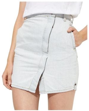 One Teaspoon Denim Skirts - White