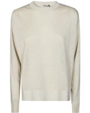 Max Mara Round-Neck Knitwear - Gris