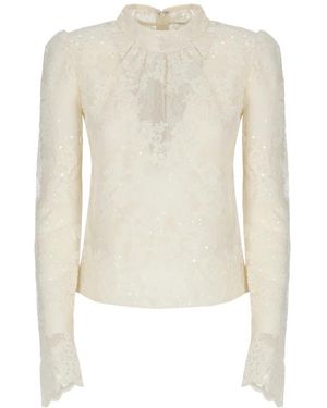 Self-Portrait Blouses - Bianco