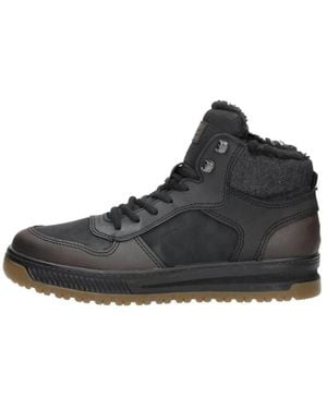 Rieker Veterschoenen Hoog - Schwarz