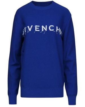 Givenchy 4G Baumwollpullover - Blau