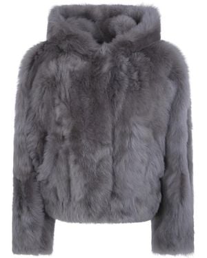 Blancha Faux Fur &Amp; Shearling Jackets - Grau