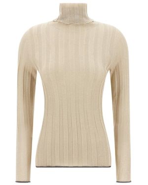 Fabiana Filippi Turtlenecks - Natural