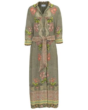 Pierre Louis Mascia Kleedjes ,Groen ,Aloe Kimono