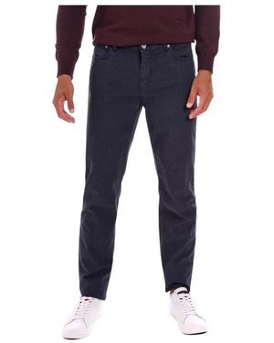 Trussardi Slim-Fit Trousers - Blue