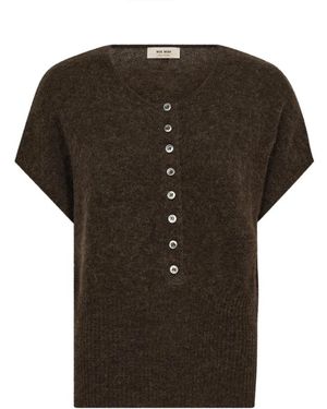 Mos Mosh Ronde Hals Gebreide Kleding - Groen