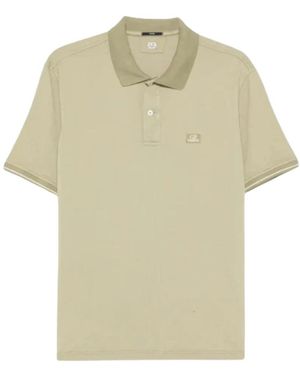 C.P. Company Tops ,Groen ,Piqué Polo - Naturel