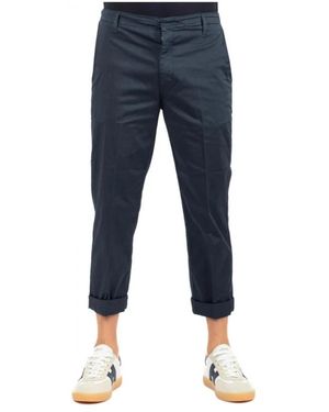 Dondup Cropped Trousers - Blue