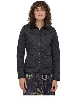 Barbour Deveron Quilted Jacket - Zwart