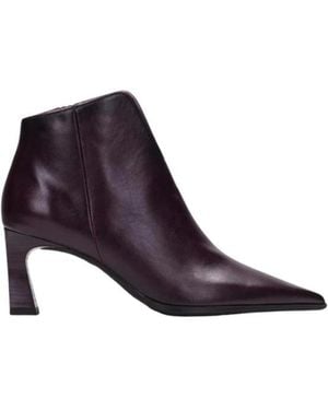Hispanitas Schoenen ,Rood ,Leer Enkellaarsjes - Paars