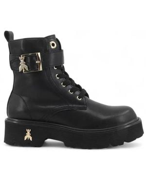 Patrizia Pepe Lace-Up Boots - Nero