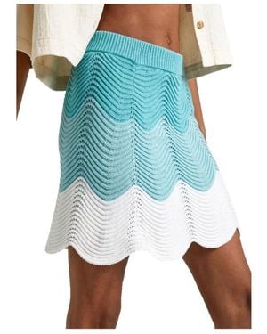 Pepe Jeans Short Skirts - Azul
