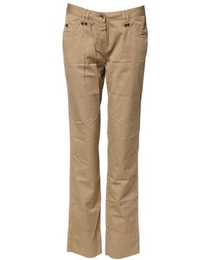 Plein Sud Straight Trousers - Neutro