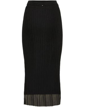 【関税込み】sportmax 'Cariddi' skirt Sportmax Cariddi Skirt in Natural | Lyst