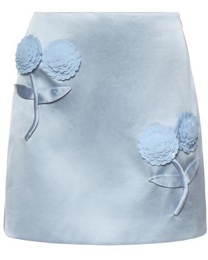 Self-Portrait Short Skirts - Blue
