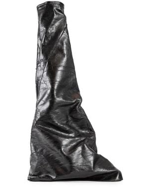 Rick Owens High Boots - Zwart