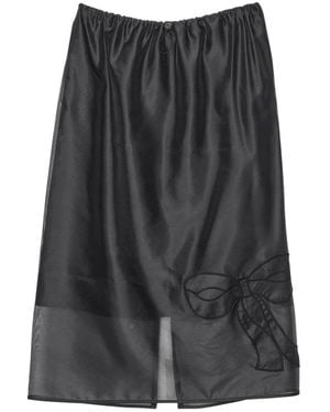 Cecilie Bahnsen Short Skirts - Grey