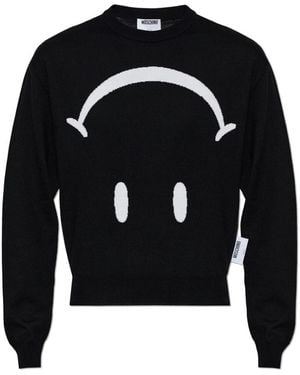 Moschino Round-Neck Knitwear - Azul