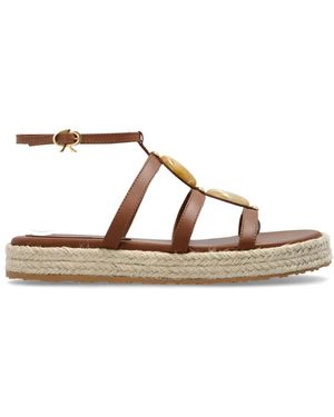 Gianvito Rossi Platte Sandalen - Bruin