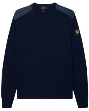 Belstaff Kerrigan Rundhals-Pullover - Blau