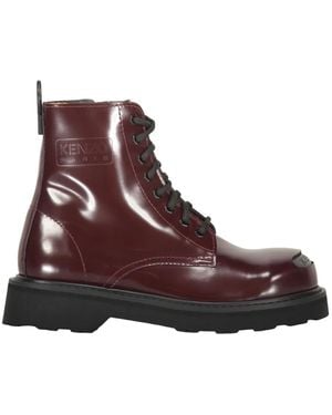 KENZO Lace-Up Boots - Marron