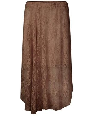Baum und Pferdgarten Midi Skirts - Marron