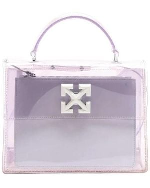 Off-White c/o Virgil Abloh Transparente Pvc Crossbody-Tasche Mit Ikonischem Logo - Lila