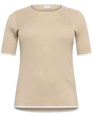 Kaffe Round-Neck Knitwear - Neutro