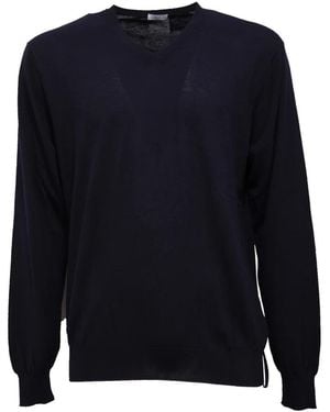 Hōsio Round-Neck Knitwear - Blue