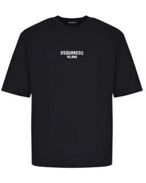 DSquared² Logo T-Shirt - Zwart