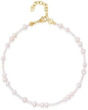 Nialaya St. Tropez Pearl Choker - Weiß