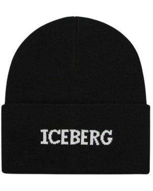 Iceberg Gebreide Muts - Zwart