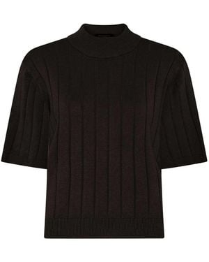 Bruuns Bazaar Anemone Glady Strickpullover - Schwarz