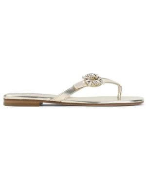 Roger Vivier Verzierte Zehentrenner-Sandalen - Weiß