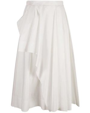 McQueen Midi Skirts - Blanco
