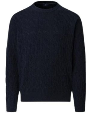 Hackett Round-Neck Knitwear - Blu