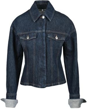 Sportmax Denim Jackets - Blue