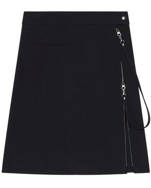 Courreges Short Skirts - Black