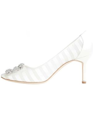 Manolo Blahnik Schoenen ,Wit ,Pumps