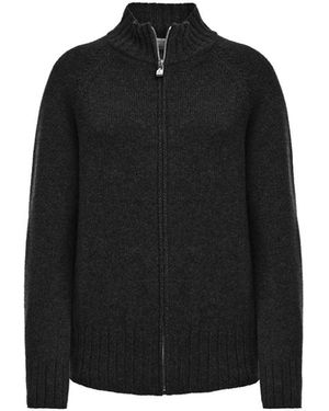 Malo Truien & Vesten ,Grijs ,Bomber Zip Raglan - Zwart