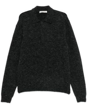 sunflower Round-Neck Knitwear - Black